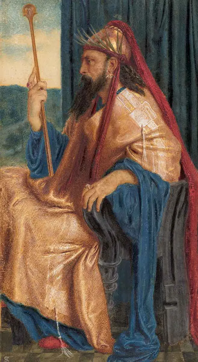 图7:所罗门王,西缅·所罗门绘制,1874年