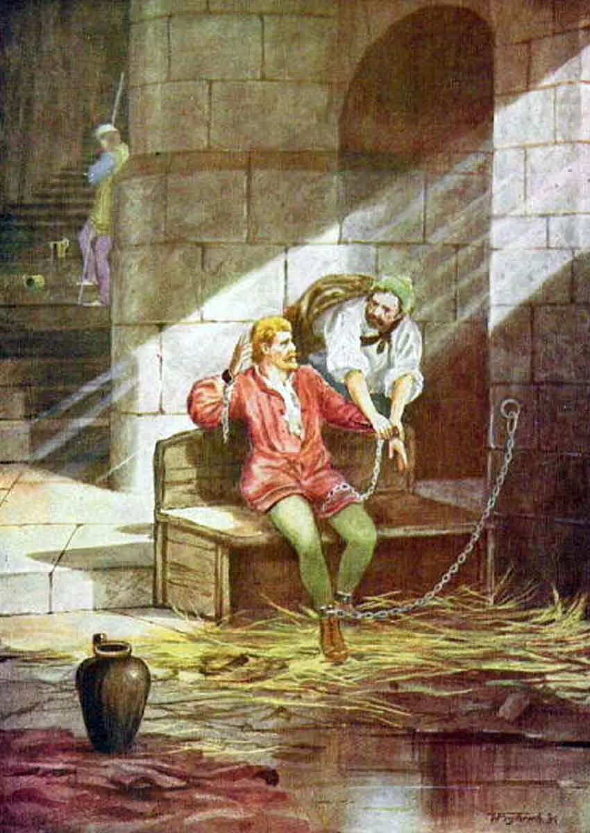 图6:格鲁菲兹·阿普·基南画像,其宫廷诗人曾将他比作梅德拉德,T·普里瑟赫绘制,1900年