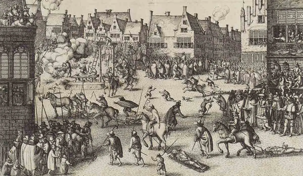 图6：盖伊·福克斯处决图