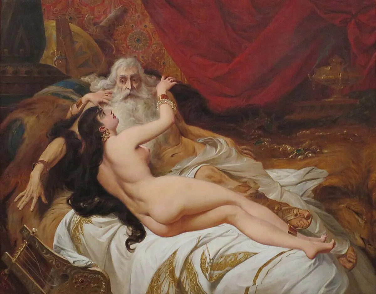 图6：大卫与亚比煞