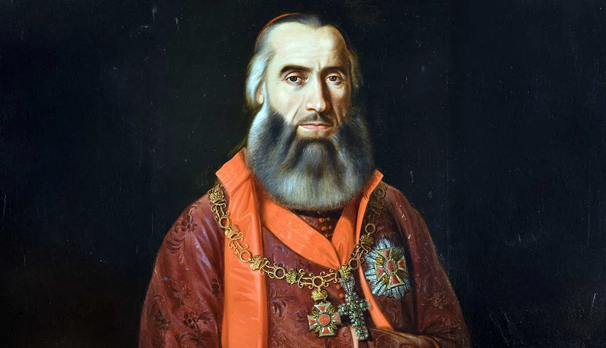 图8:斯特凡·斯特拉蒂米洛维奇都主教肖像 帕维尔·久尔科维奇