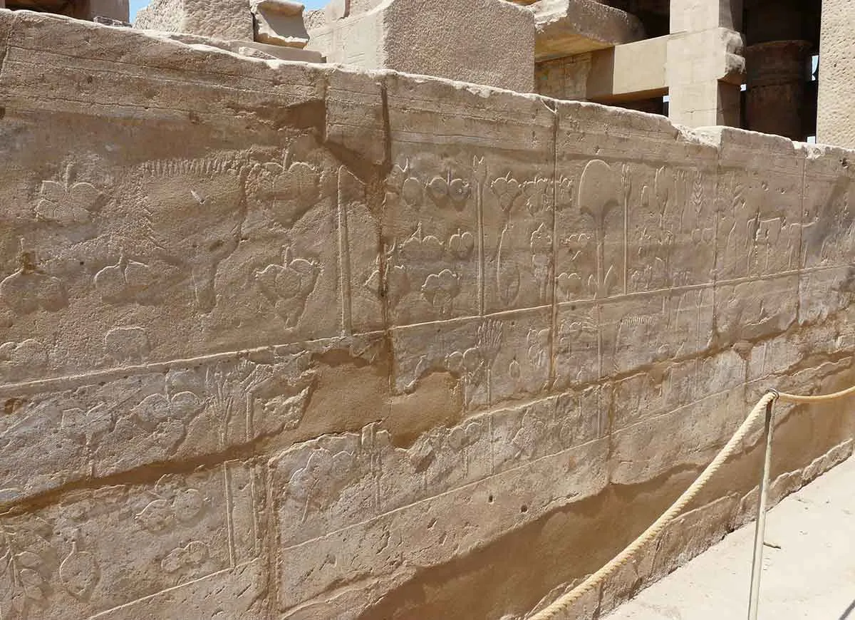 卡纳克神庙植物园浮雕