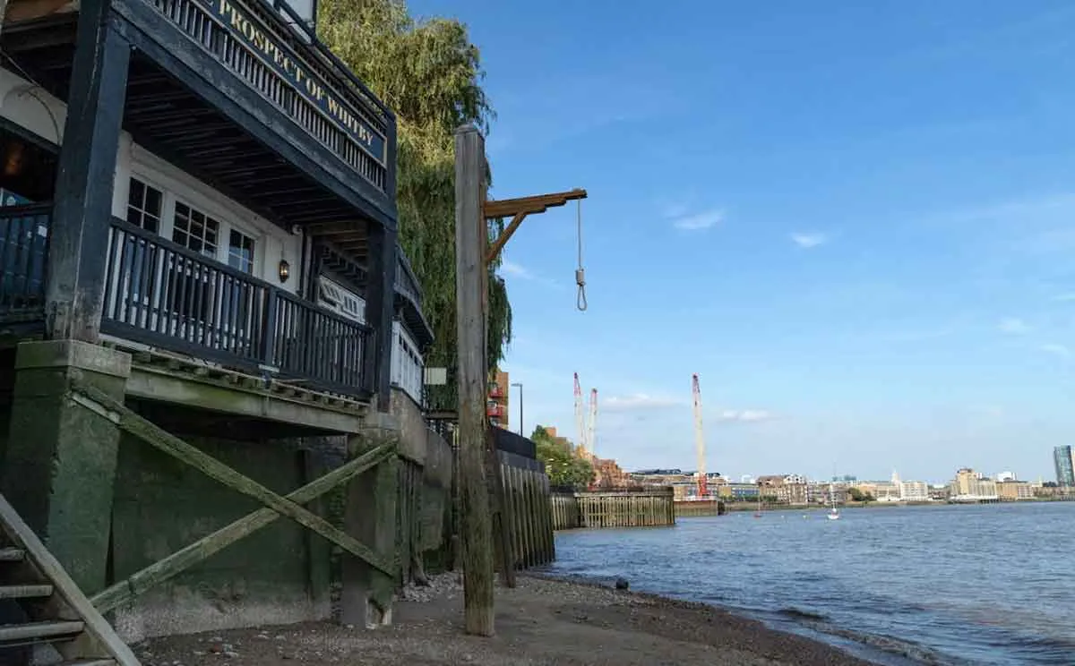 图12：死刑码头现存位置