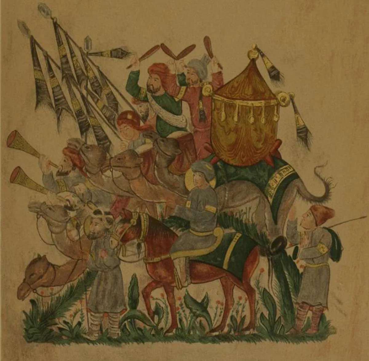 图8：萨拉森军队行军