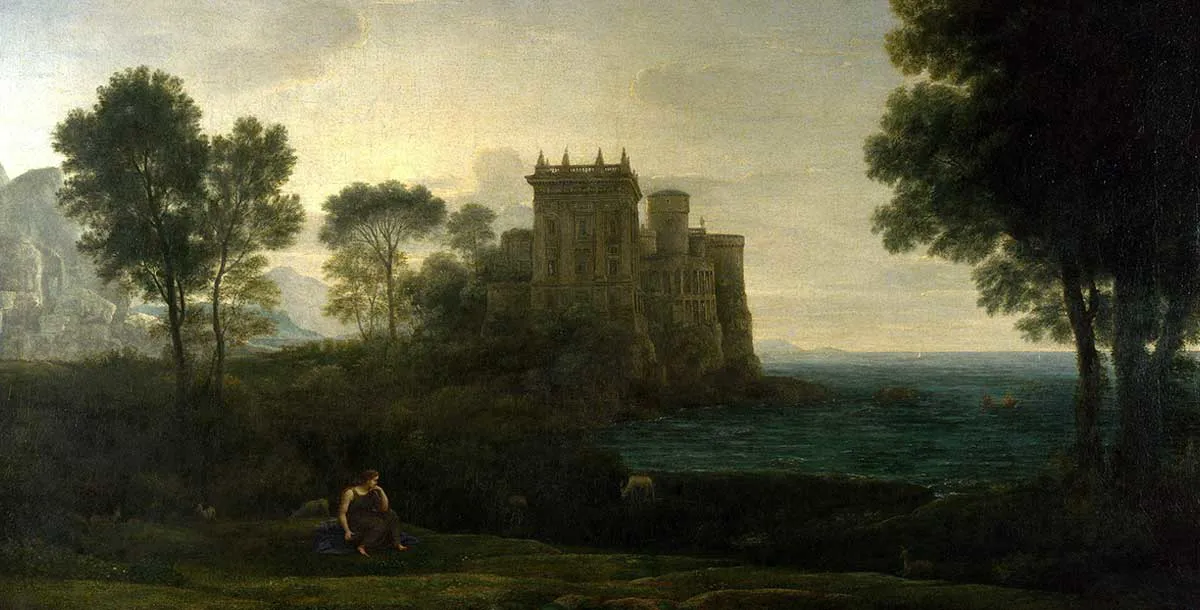 Image 12: psyche castle claude lorrain