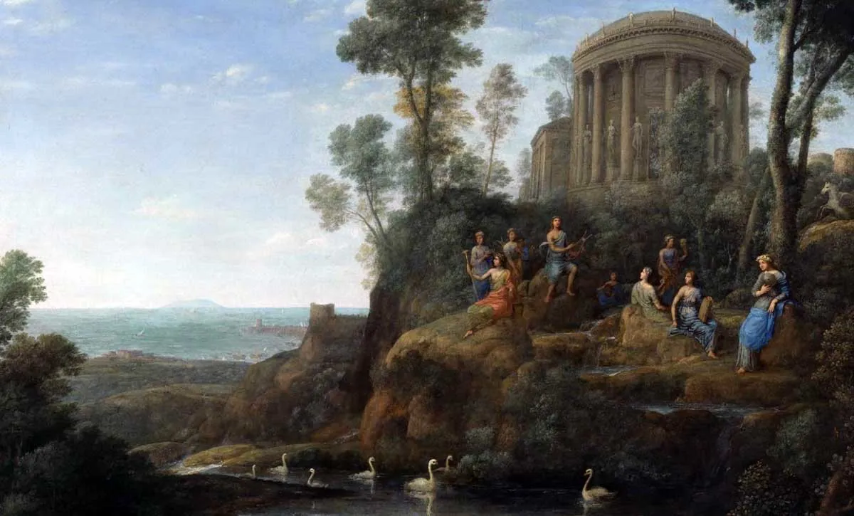 Image 4: claude lorrain apollo muses