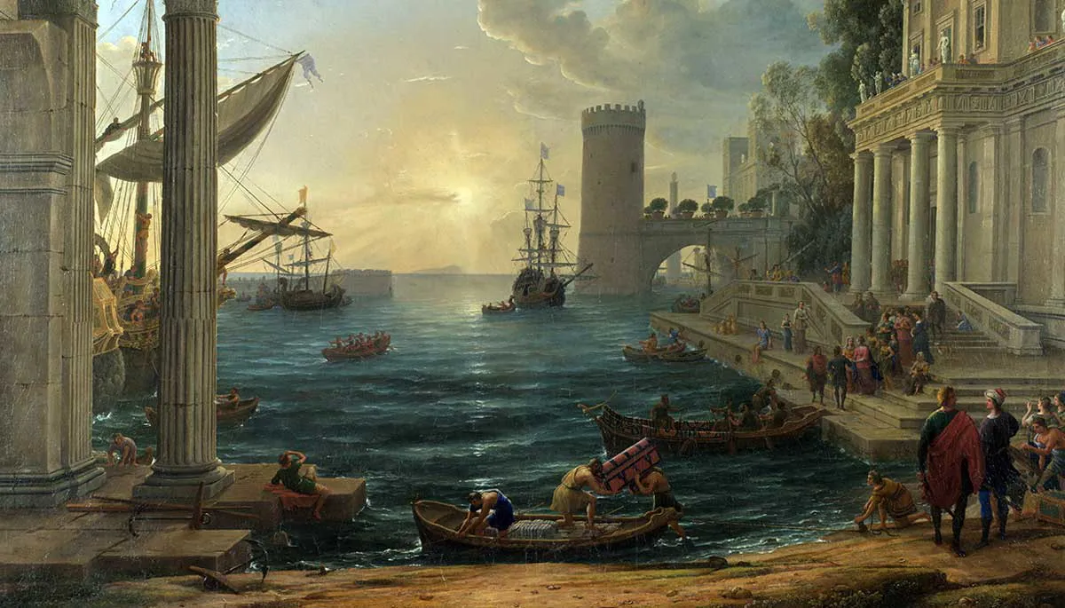 Image 8: claude lorrain embarkation of sheba