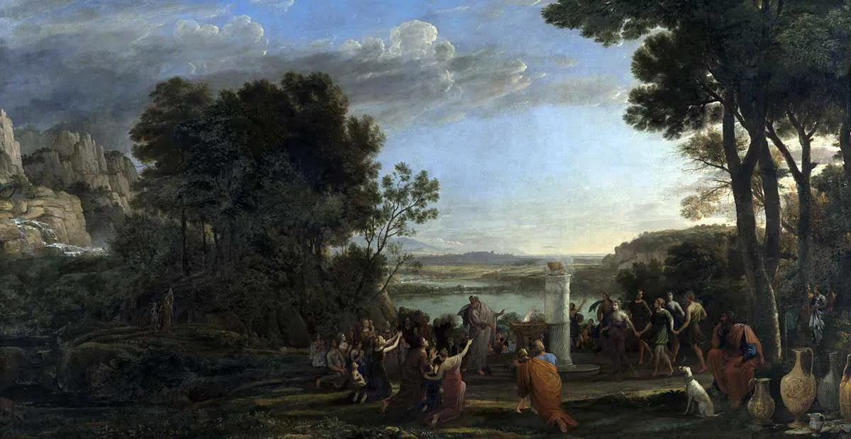Image 2: worship the golden calf claude lorrain