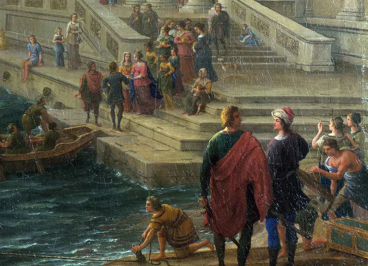 Image 9: wealthy figures detail sheba