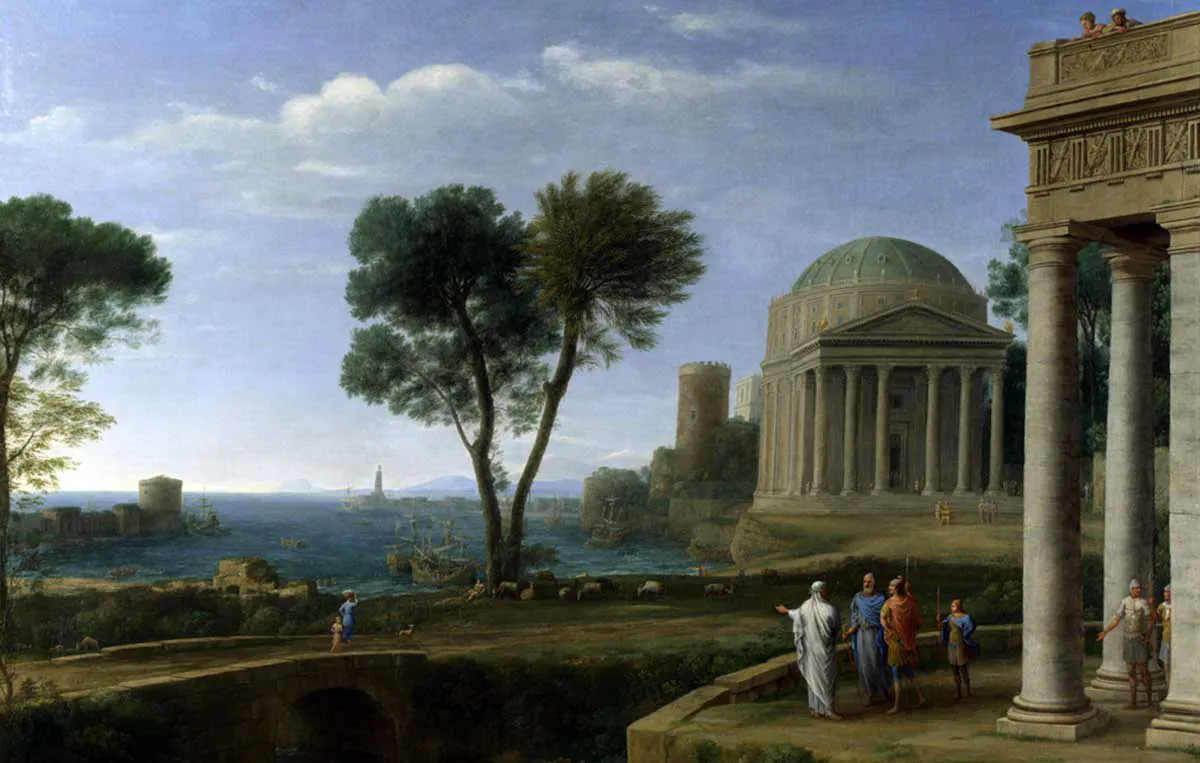 Image 11: claude lorrain aeneas at delos