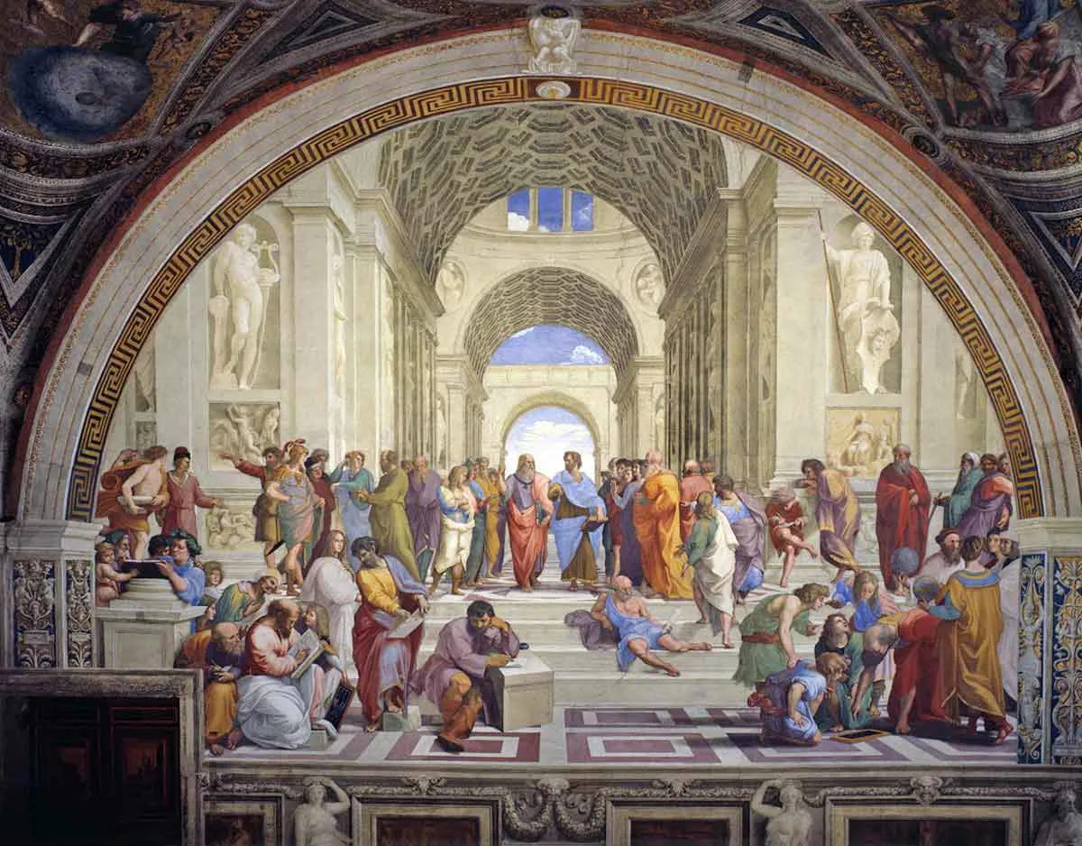 Image 25: school of athens raphael