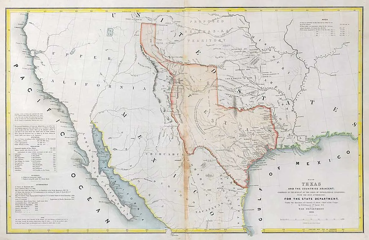 Image 8: emory map texas 1844