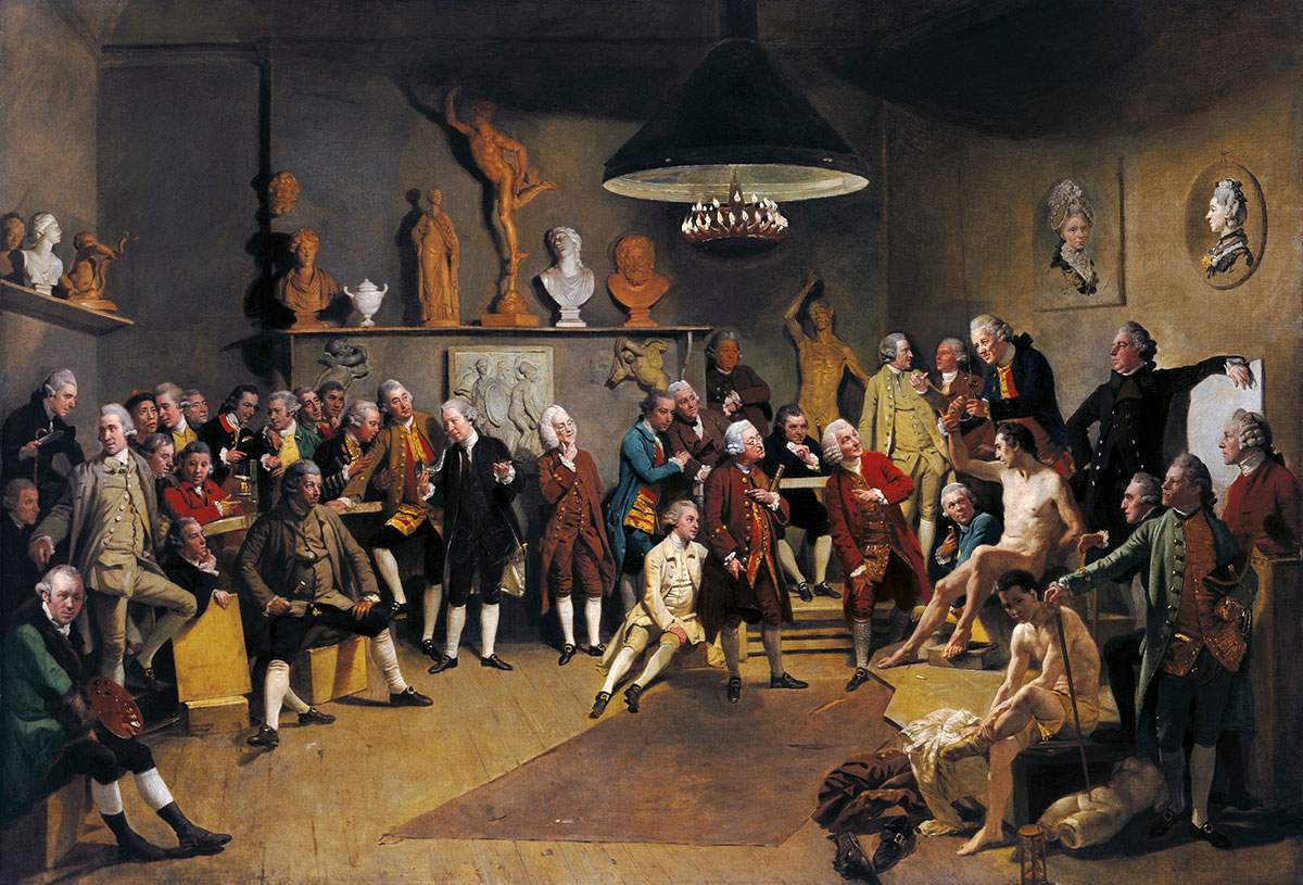 Johan-Joseph-Zoffany-The-Academicians-of