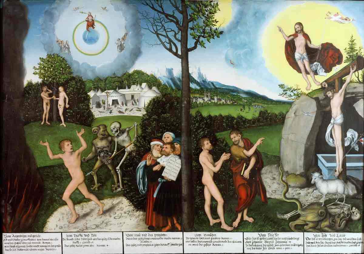 lucas-cranach-the-elder-law-gospel-paint