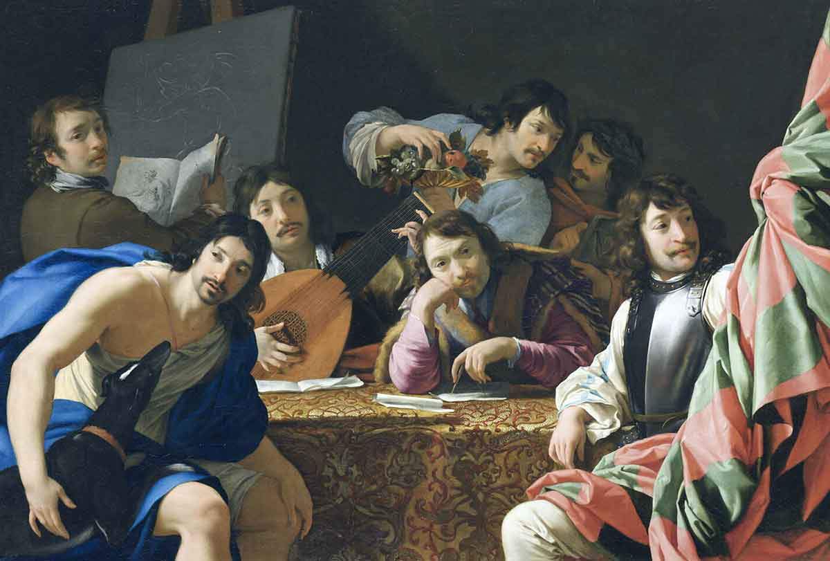 eustache-le-sueur-gathering-of-friends-p